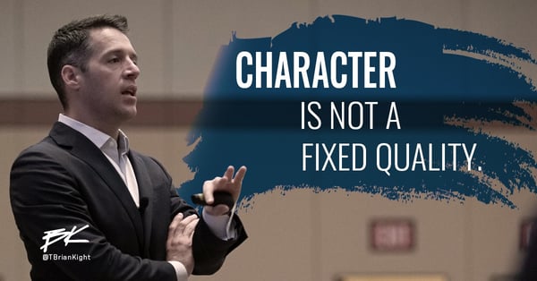 Character is not a fixed quality