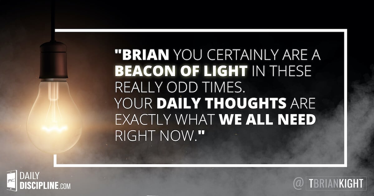 Daily Discipline Testimonial