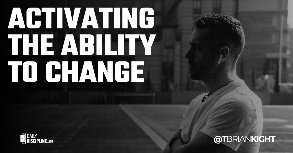 Activating the ability to change