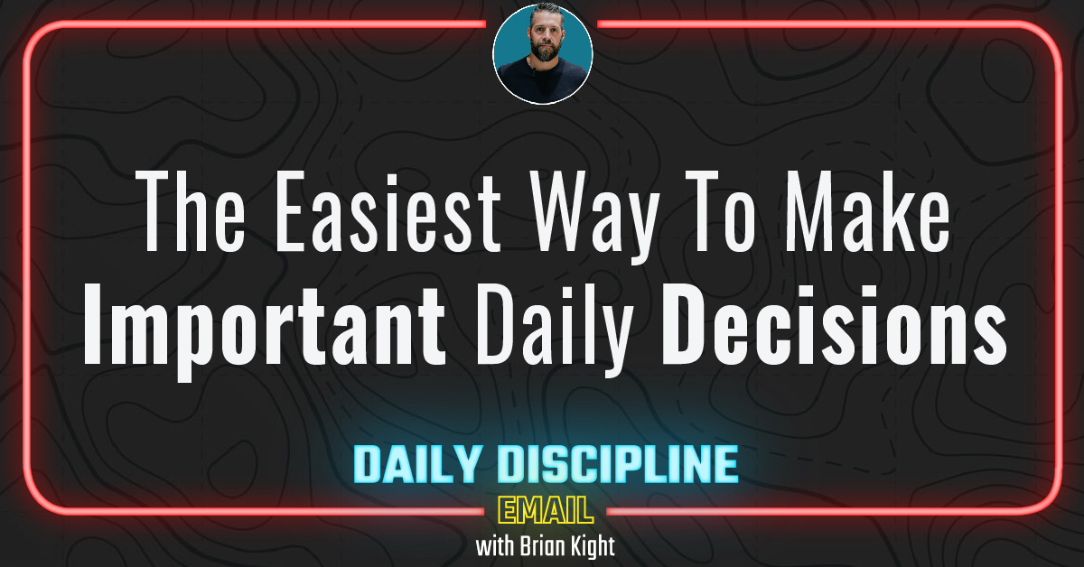 The easiest way to make important daily decisions. 