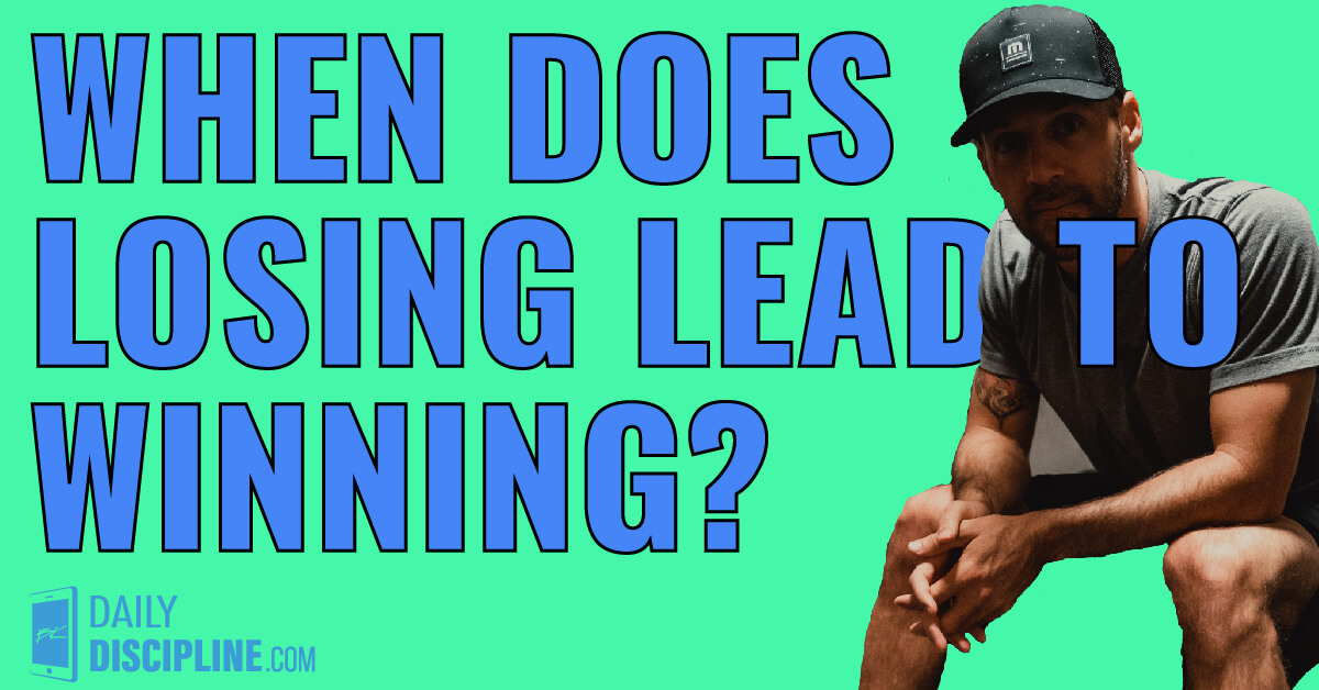 When does losing lead to winning?