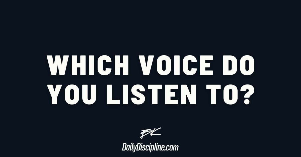 Which Voice Do You Listen To?