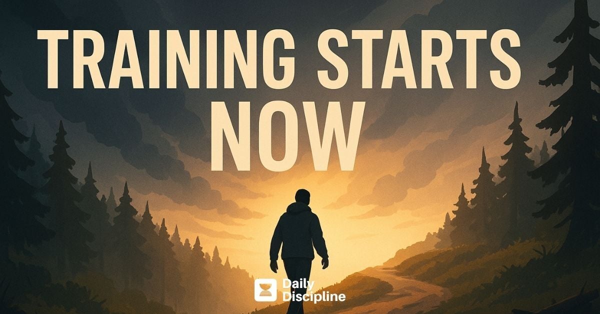 Training starts now