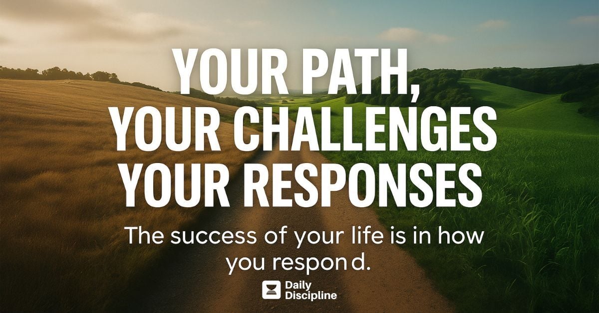 Your Path, Your Challenges, Your Responses