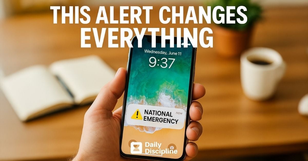 This alert changes everything.
