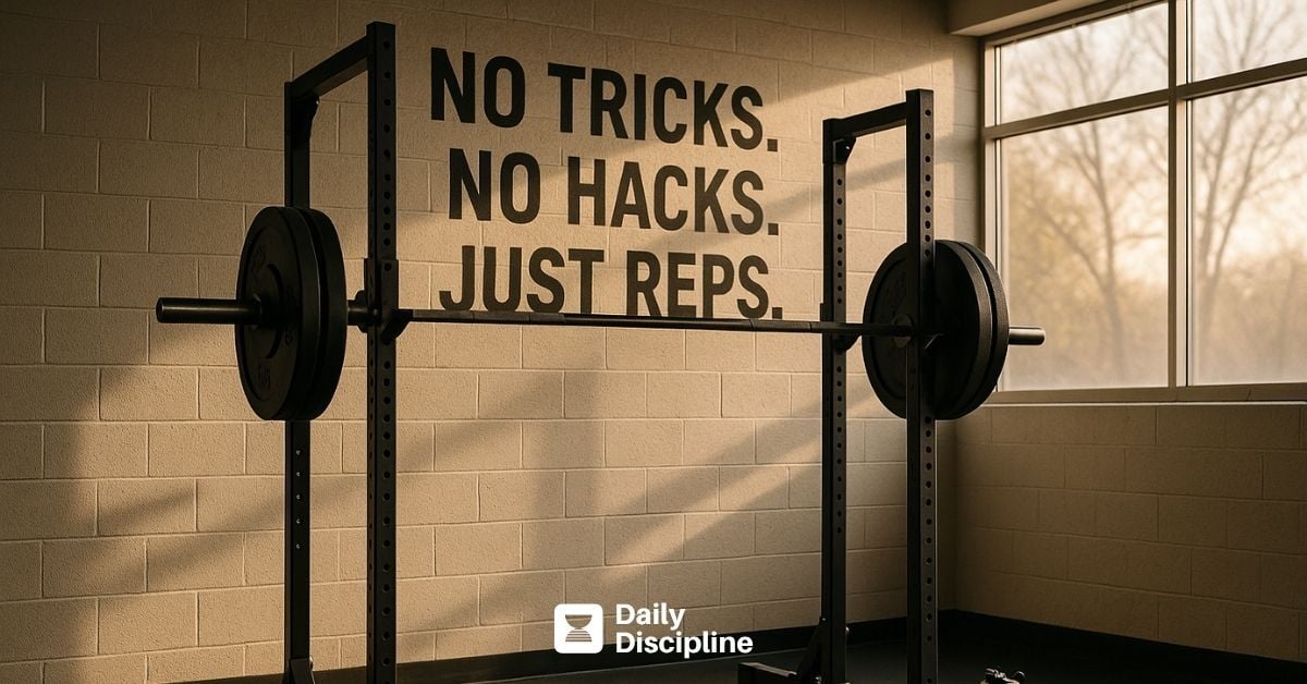 No tricks. No hacks. Just reps.
