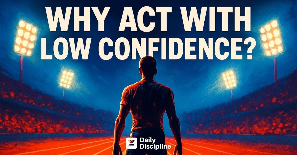 Why act with low confidence?