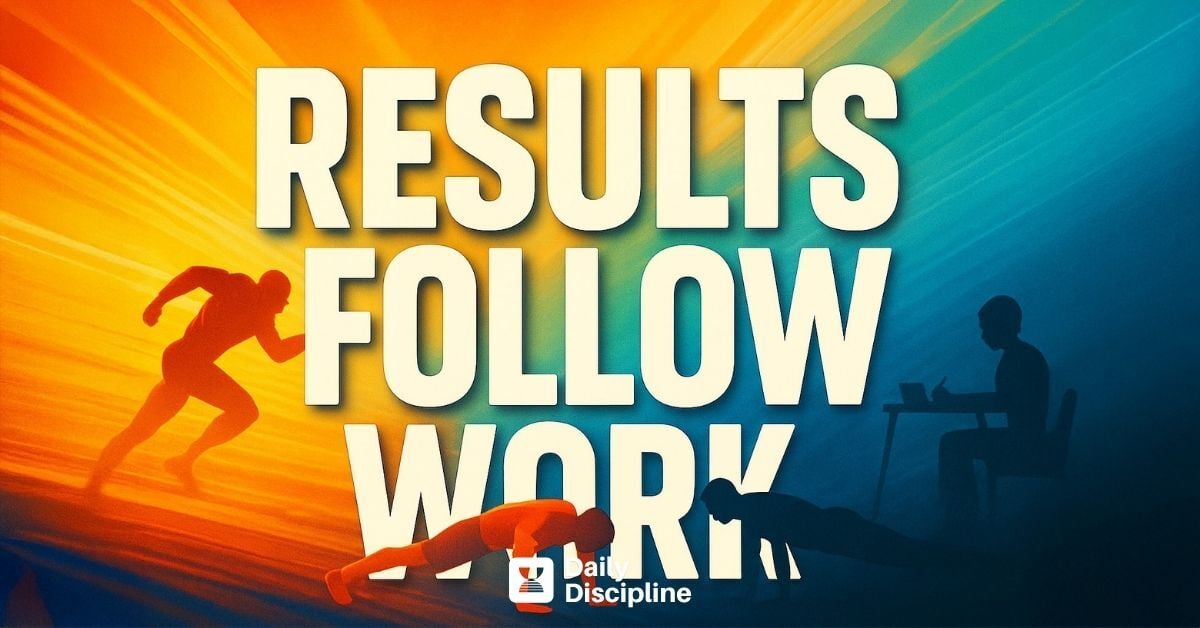 Results follow work