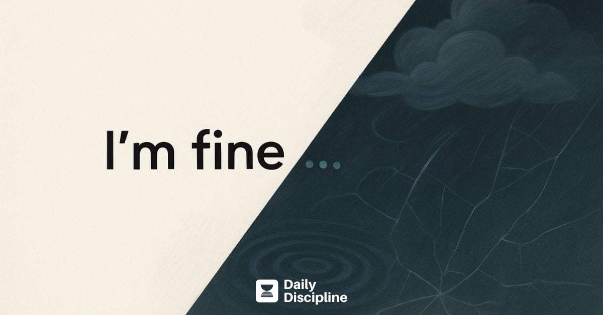 “I’m fine . . .”