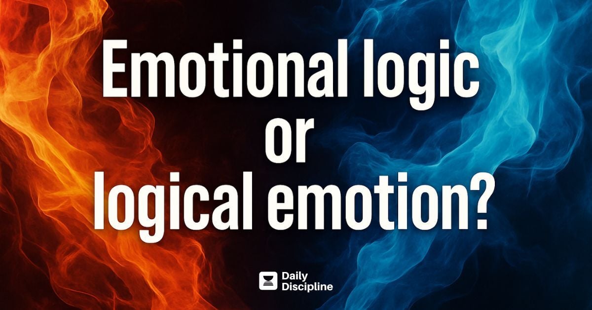 Emotional logic or logical emotion?