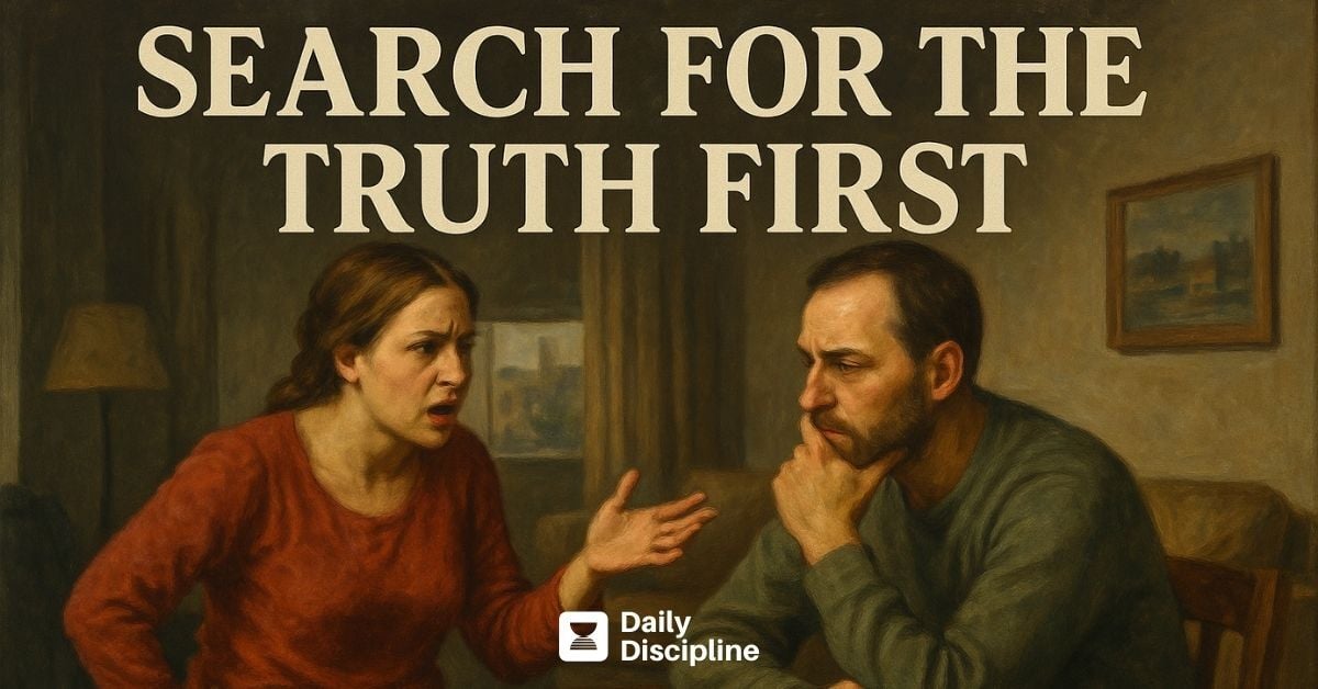 Search for the truth first