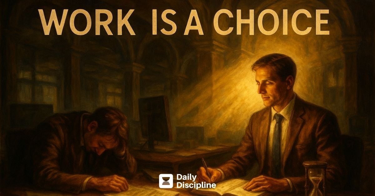 Work Is a Choice