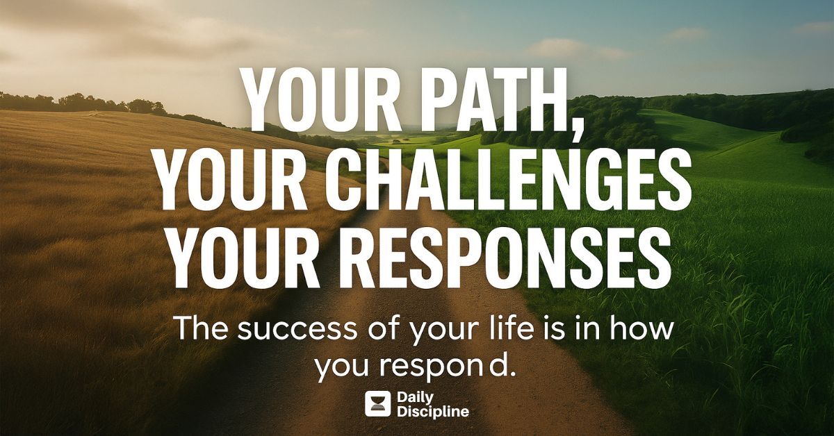 Your Path, Your Challenges, Your Responses