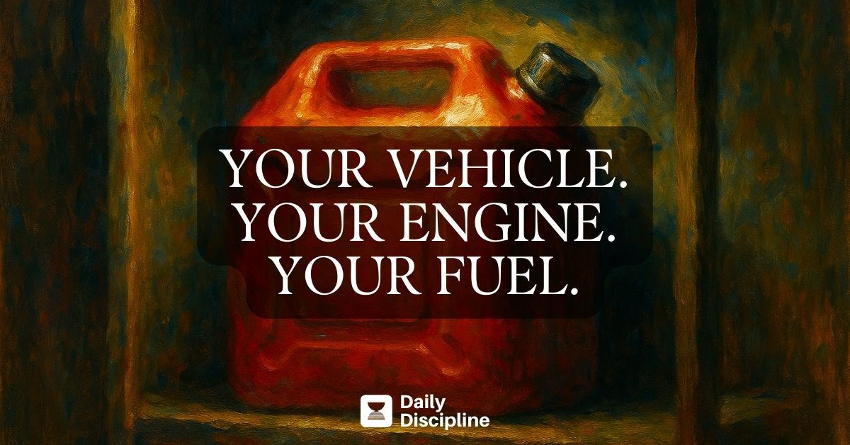 Your vehicle. Your engine. Your fuel.