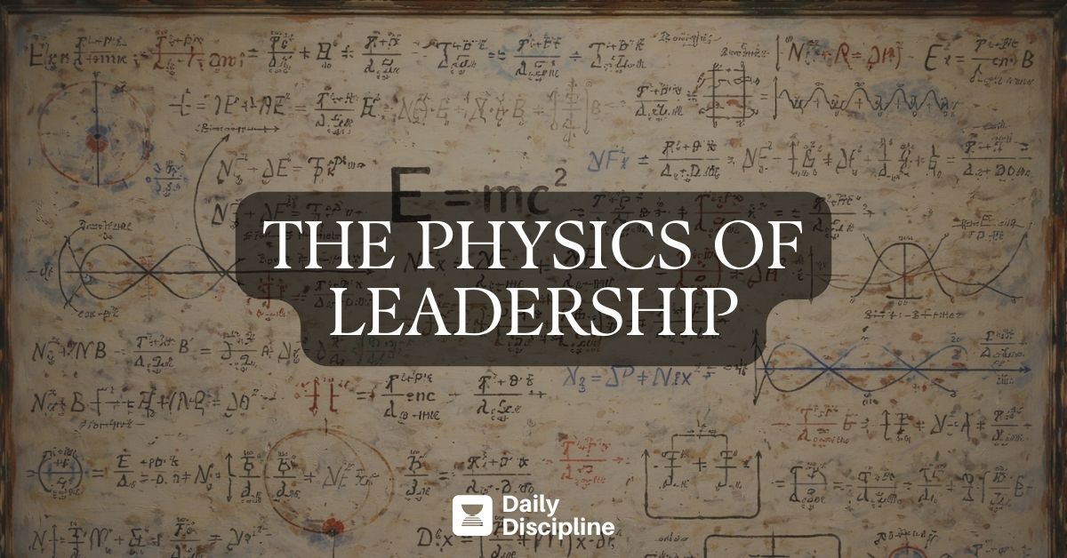 The physics of leadership