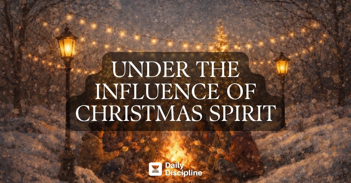Under the influence of Christmas spirit