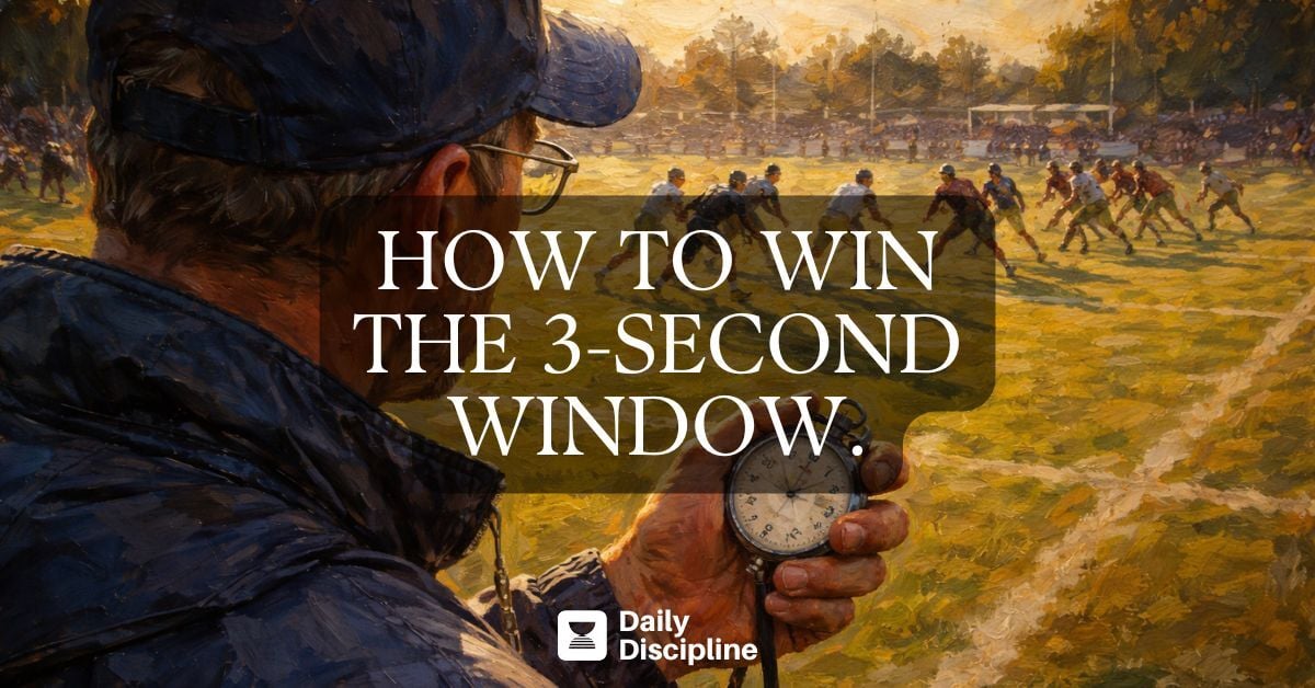 How to win the 3-second window.
