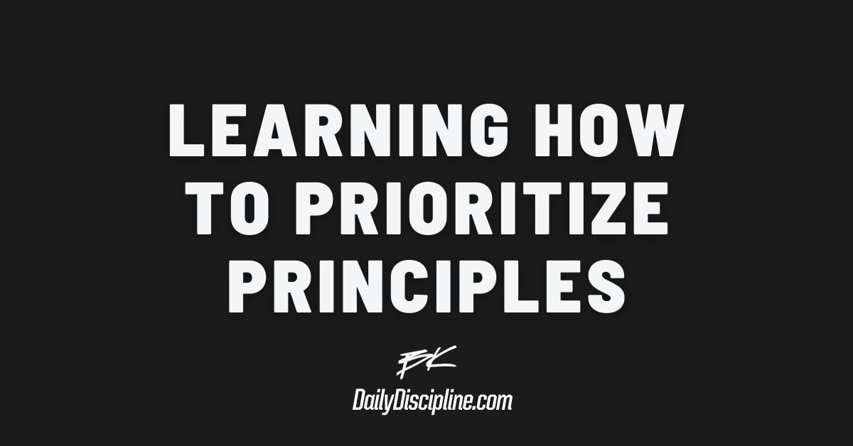 Learning How To Prioritize Principles
