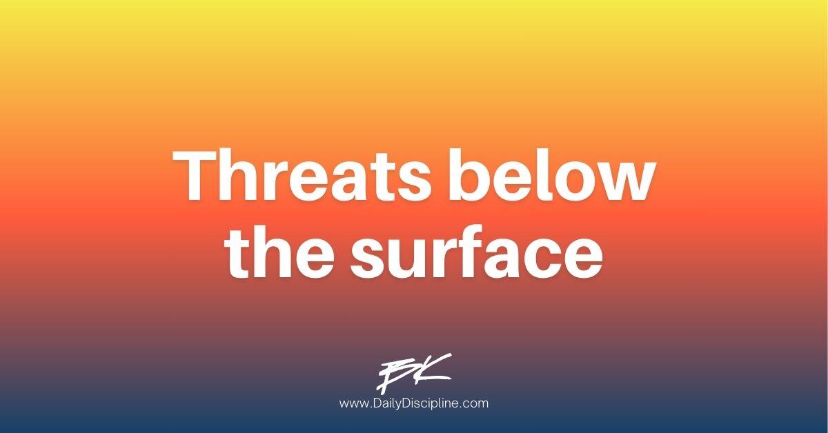Threats below the surface