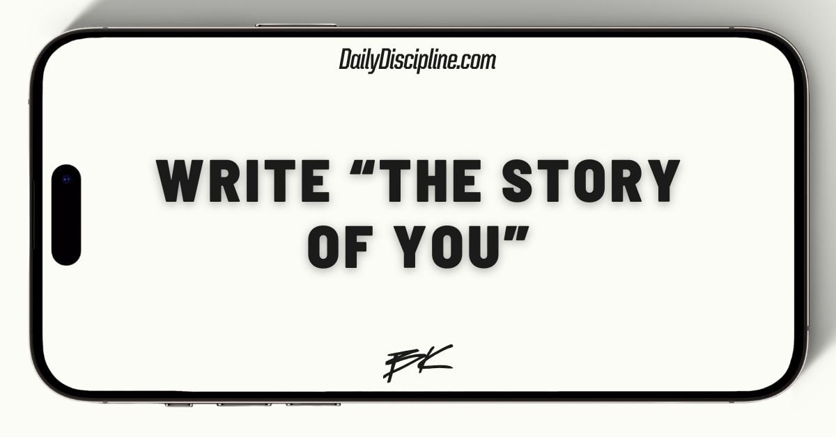 Write “The Story of You”