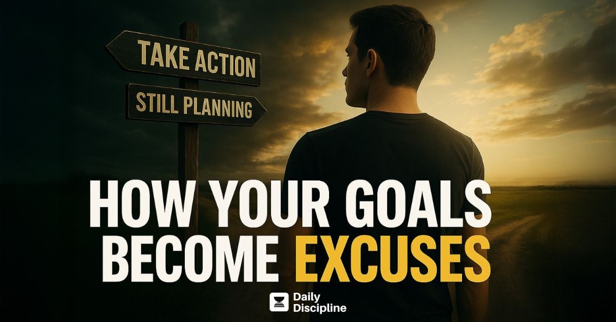 How your goals become excuses