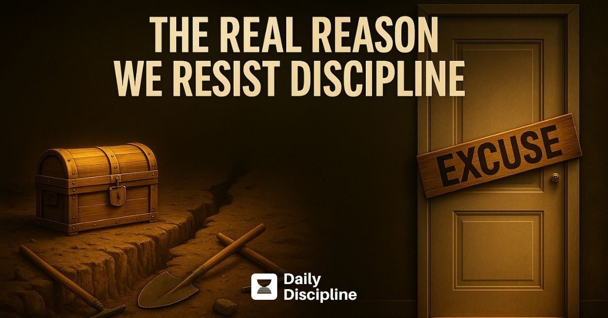 The real reason we resist discipline