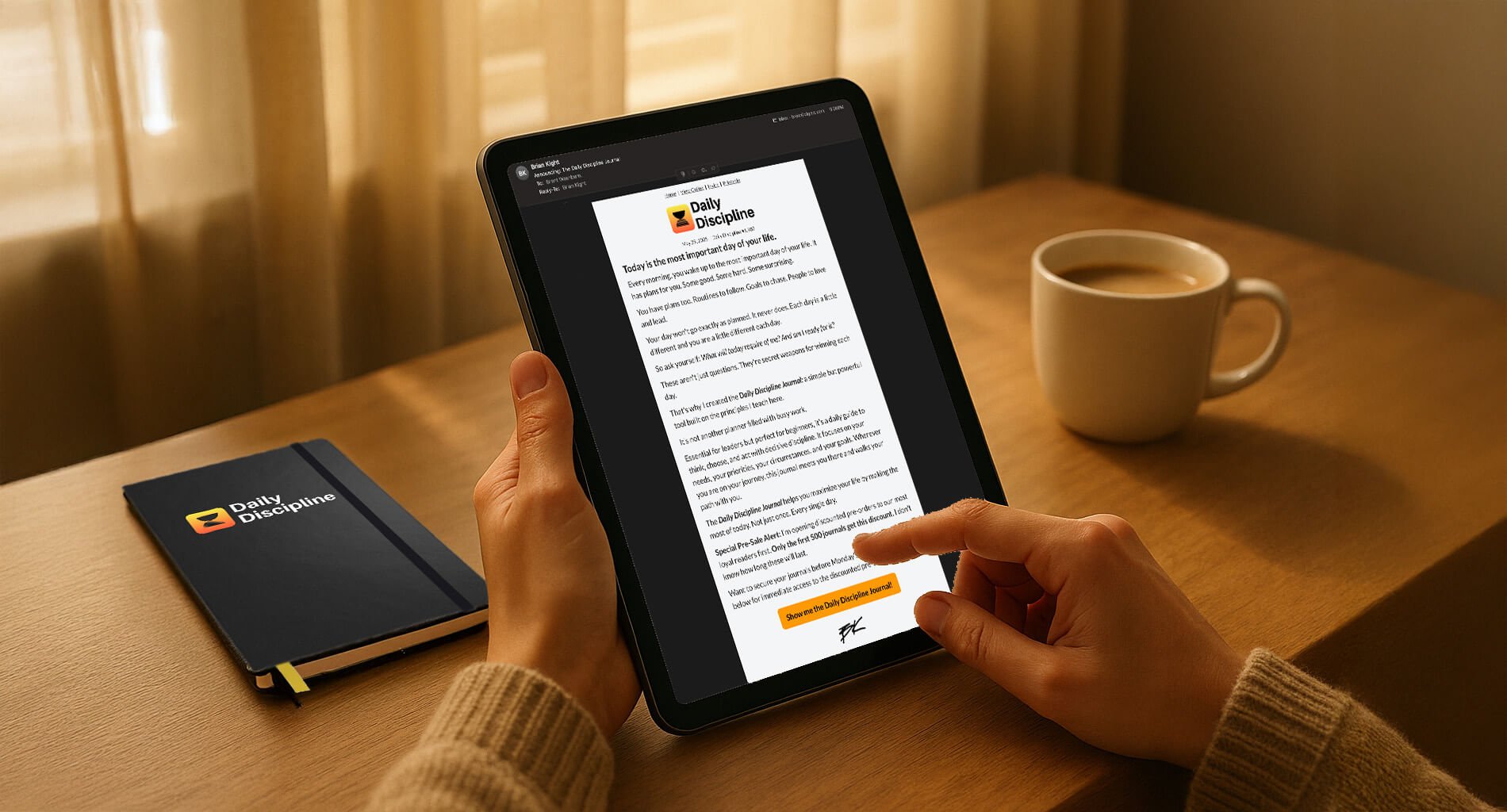 Announcing: The Daily Discipline Journal