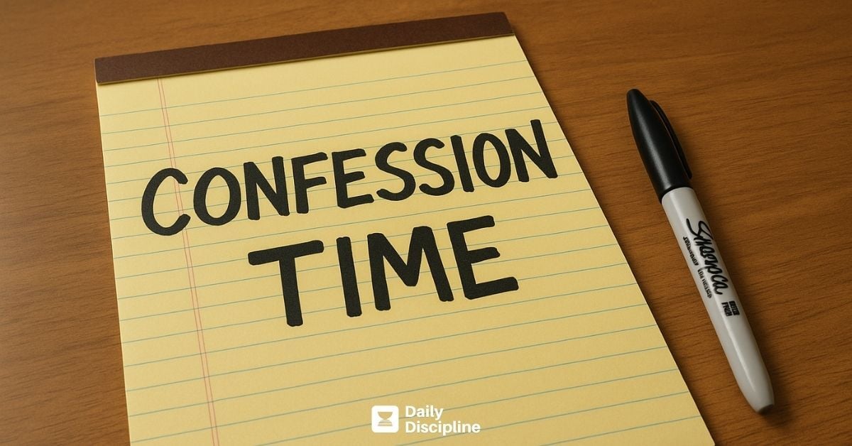 Confession time