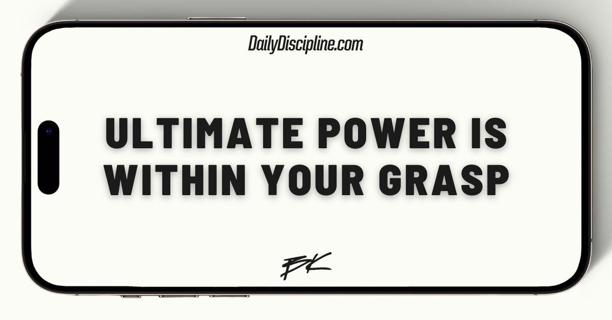 Ultimate power is within your grasp