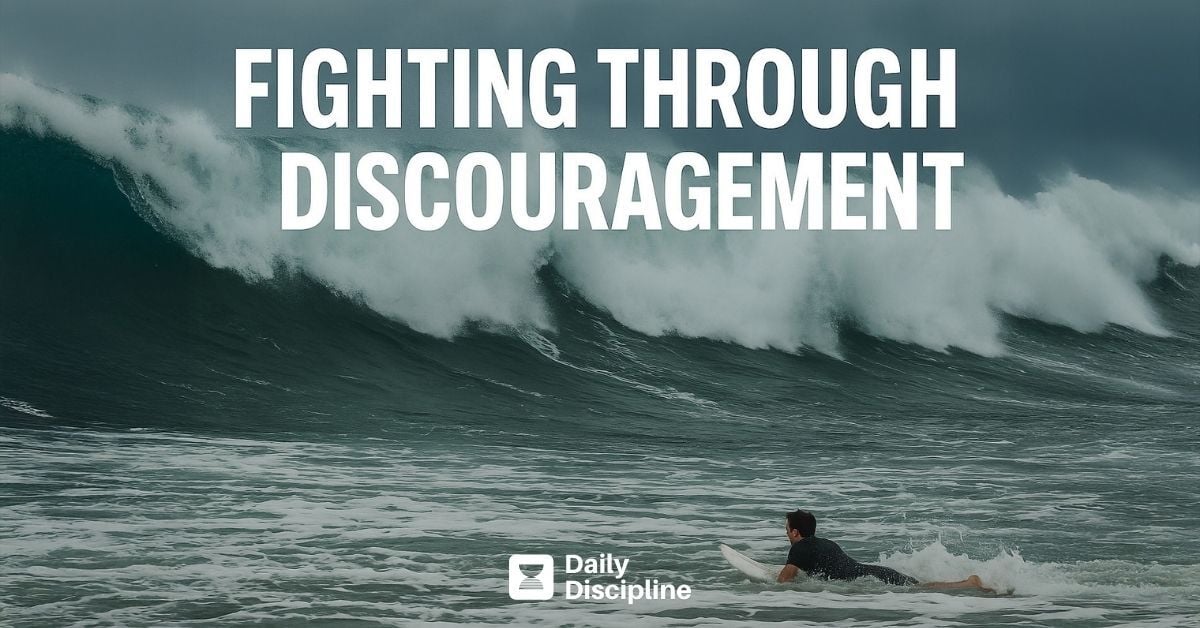 Fighting through discouragement