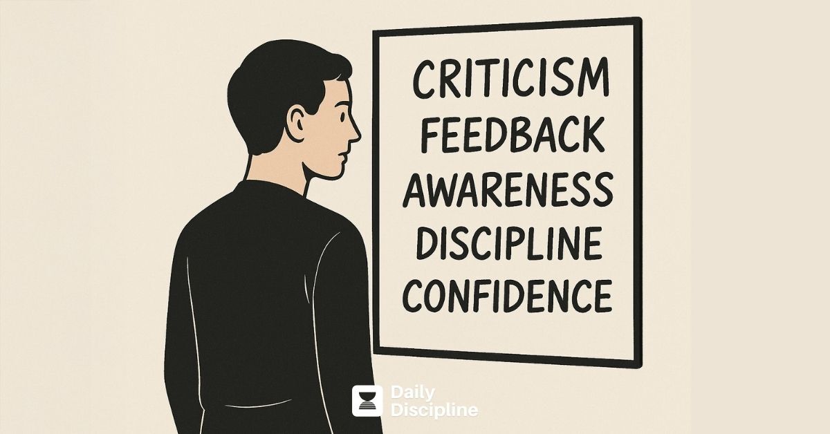 What do you do with criticism?