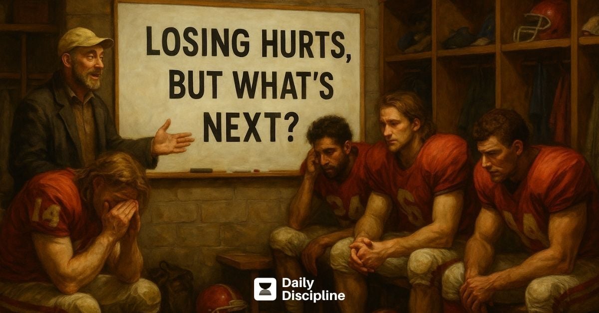 Losing hurts, but what’s next?