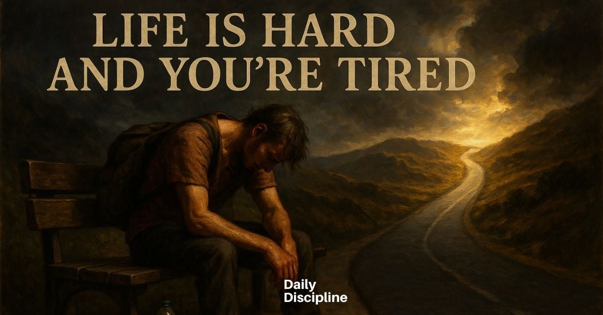 Life is hard and you’re tired