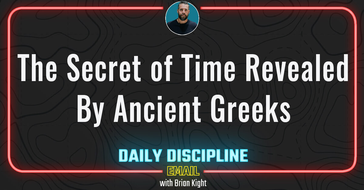 The Secret of Time Revealed By Ancient Greeks.