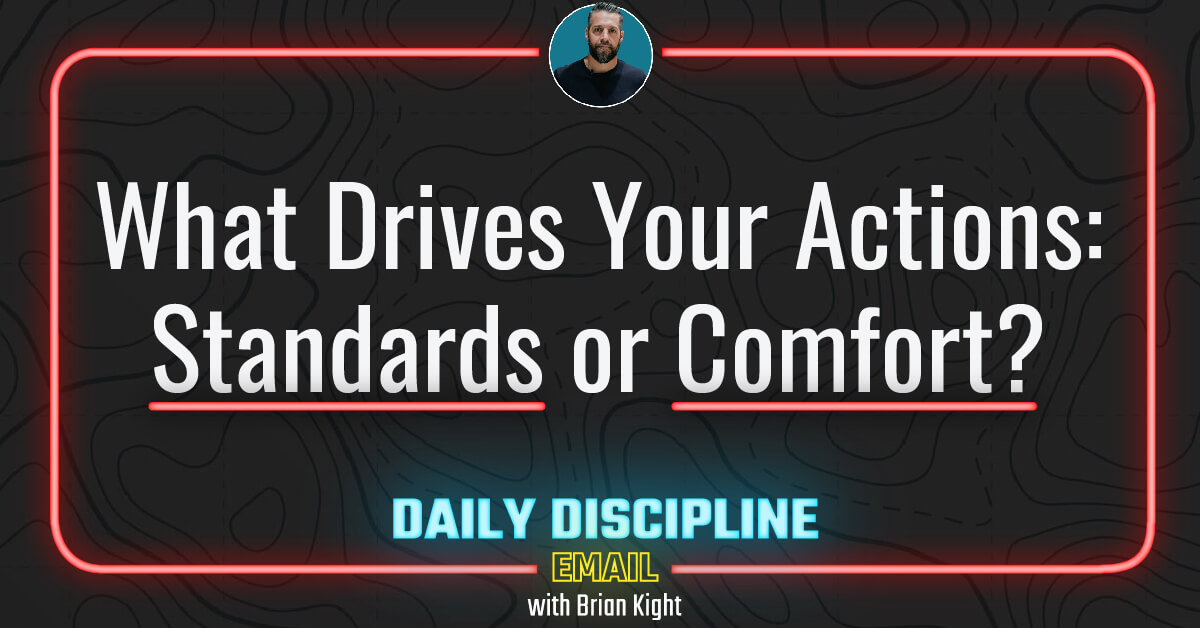 What Drives Your Actions: Standards or Comfort?