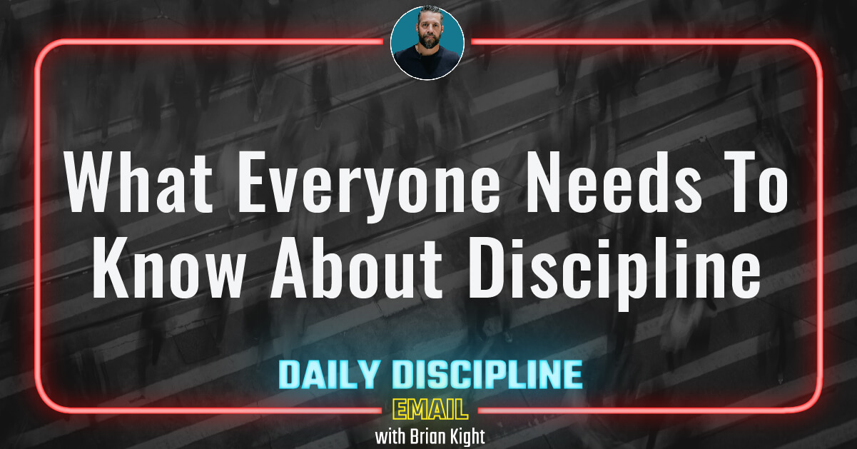 What Everyone Needs To Know About Discipline
