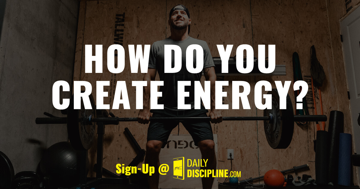 How do you create energy?